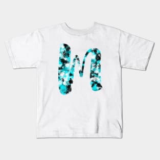 Paint Splash Letter M Kids T-Shirt